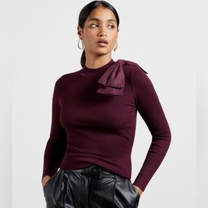 Worn once Ted Baker sweater with removable bow